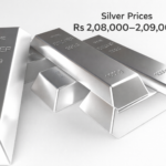 Silver Prices Rs 2,08,000–2,09,000 per kg
