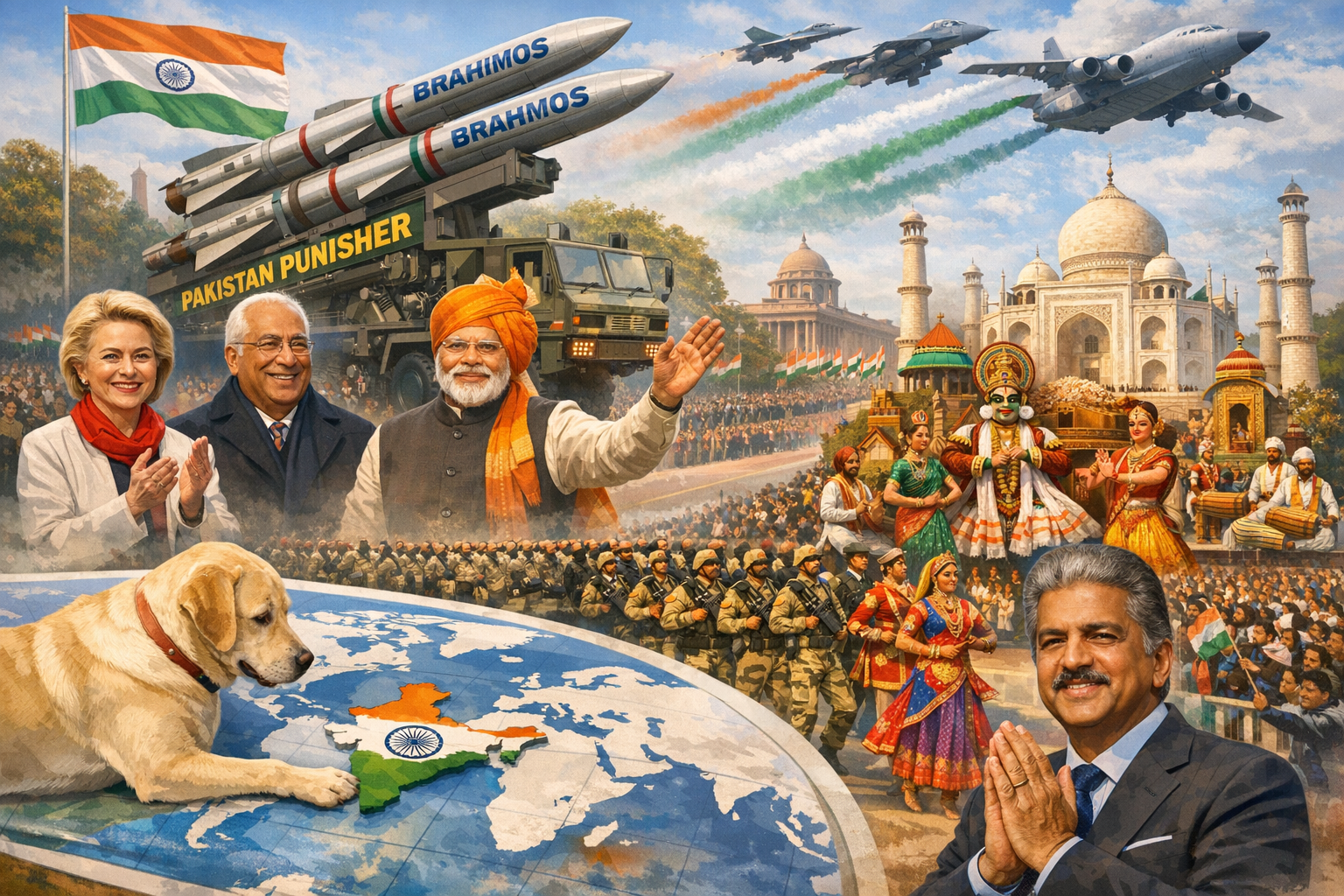 India's 77th Republic Day celebrations