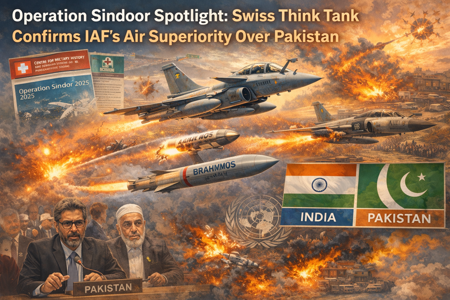 Aerial clash over India and Pakistan